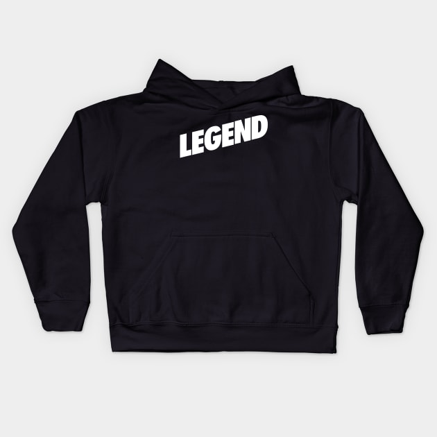 Legend wht Kids Hoodie by Tee4daily